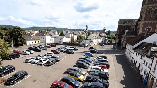 Parkplatzsituation Engers