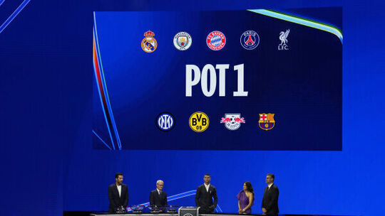 Fußball - Champions League Auslosung