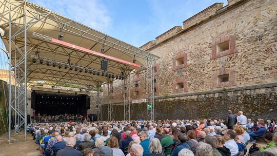 Wohltätigkeitskonzert des Heeresmusikkorps Koblenz auf der Festung Ehrenbreitstein