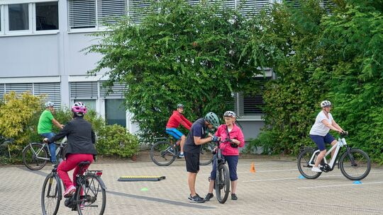 Sicherheitstrainings mit dem E-Bike