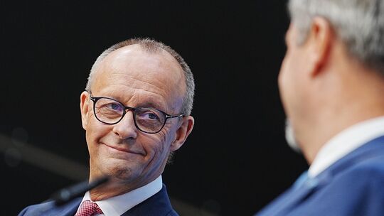 Pressekonferenz zu Kanzlerkandidatur-Frage der Union