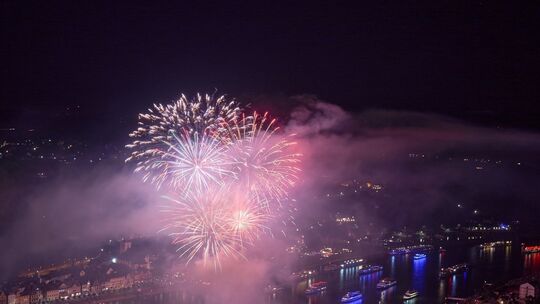 Rhein in Flammen bei St. Goar