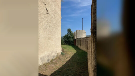 Sanierungsarbeiten an der Marksburg in Braubach 2024