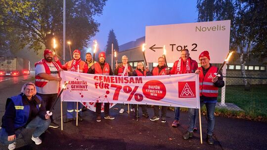 Tarifverhandlung Metall- und Elektroindustrie - Koblenz