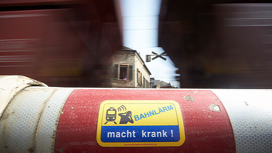 Bahnlärm im Mittelrheintal