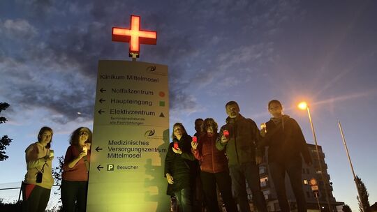 Mahnwache Krankenhaus Zell