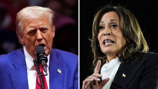 Wahlkampf in den USA - Trump Harris