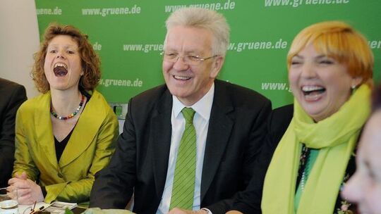 Strahlende Grüne
