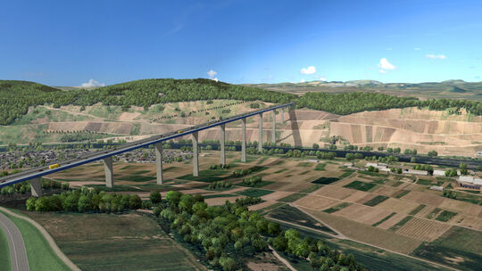 Computersimulation: So soll die Brücke aussehen