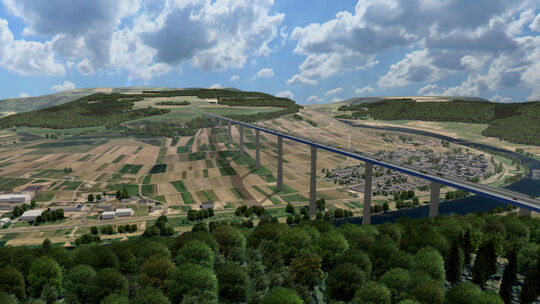 Computersimulation: So soll die Brücke aussehen