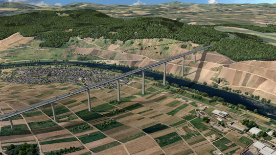 Computersimulation: So soll die Brücke aussehen