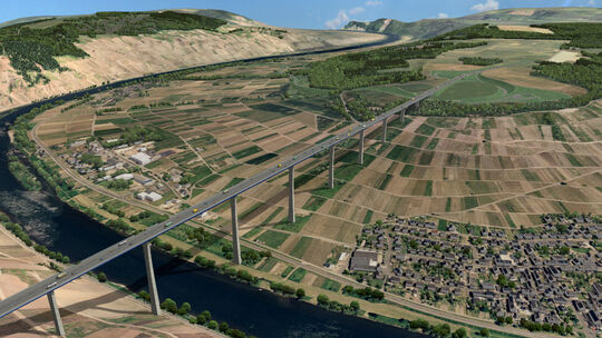 Computersimulation: So soll die Brücke aussehen