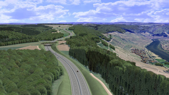 Computersimulation: So soll die Brücke aussehen