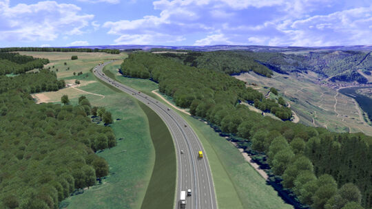 Computersimulation: So soll die Brücke aussehen
