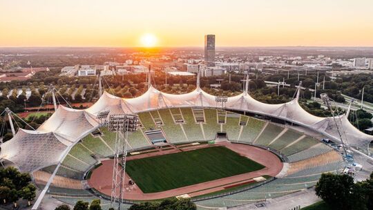 Zeltdach des Olympiastadions in München