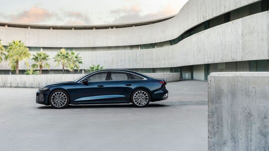 Profilansicht der Audi A6 Limousine
