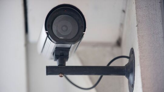 Videoüberwachung an einem Haus