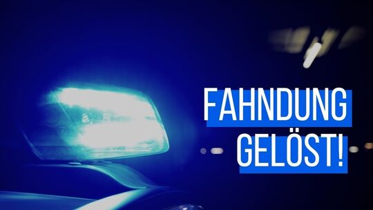 Fahndung gelöst