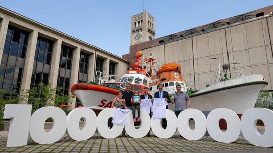 100-millionsten Besucher im Deutschen Museum