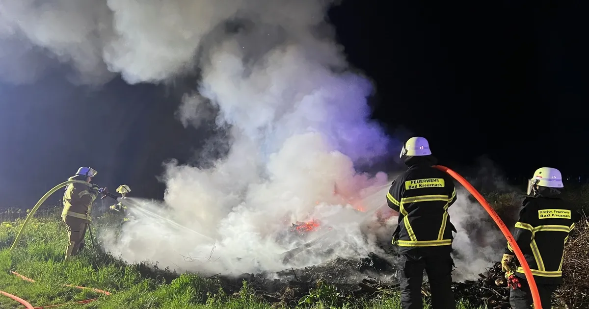 Krawall in Bad Kreuznach: Viel Ärger und ein Brand in der Hexennacht
