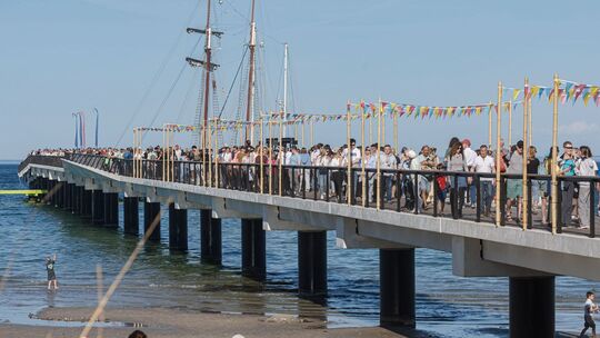 Eröffnung der Scharbeutzer Seebrücke