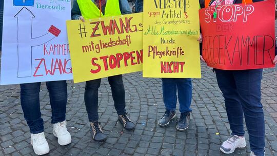 Pflegekräfte machen gegen die Landespflegekammer mobil