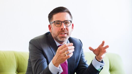 Philipp Fernis (FDP) auf dem Grünen Sofa