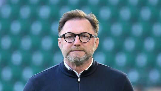 Trainer Ralph Hasenhüttl vom VfL Wolfsburg