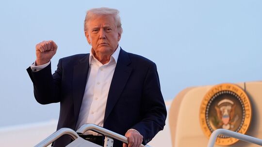 US-Präsident Trump unterwegs