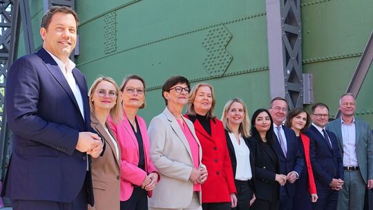Vorstellung der SPD-Bundesministerinnen und -minister
