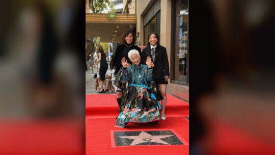 Lisa Lu Stern auf dem Walk Of Fame