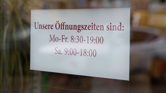 Ladenöffnungszeiten