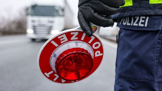 Polizeikontrolle - Illustration