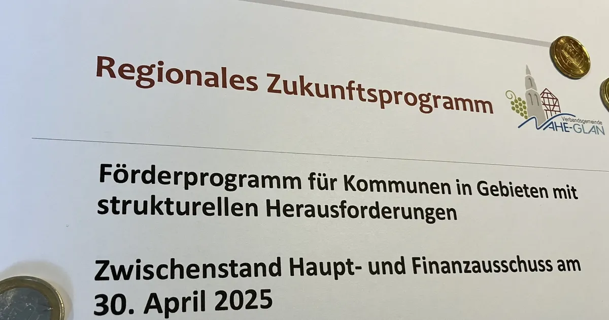 Verteilung des Fördergeldes: Orte der VG Nahe-Glan haben viele Wünsche ...