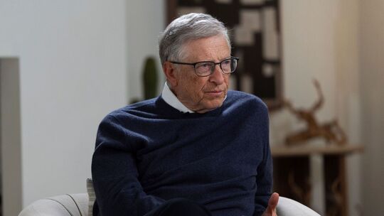 Microsoft-Gründer Bill Gates bei Interview