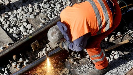 Sperrung einer wichtigen Bahn-Hauptstrecke