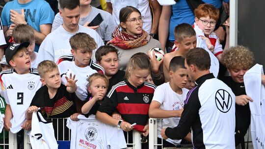 Nationalmannschaft - Öffentliches Training