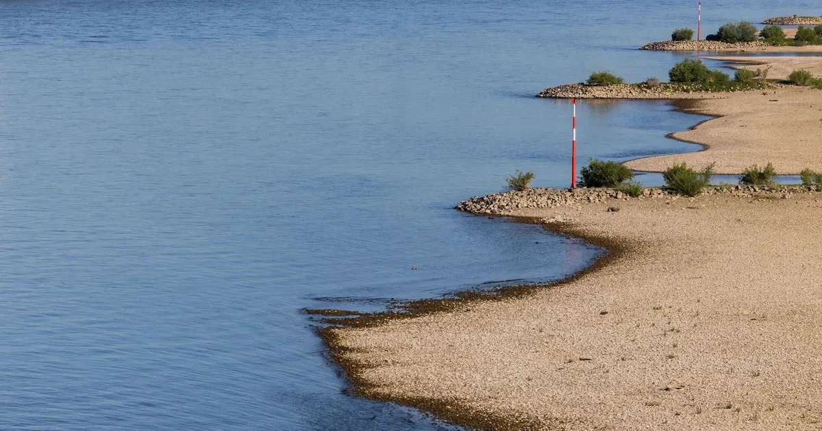 Niedrige Wasserstände: Trockener Frühling gleich trockener Rhein