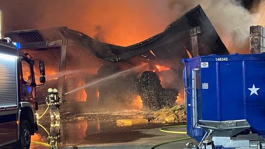 Brand Industriegebiet Grafenwald Brand Industriegebiet Grafenwald