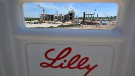 Baustelle Pharmastandort Alzey von Eli Lilly