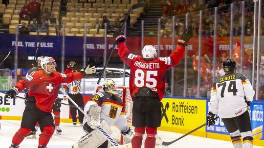 Eishockey-WM: Schweiz - Deutschland