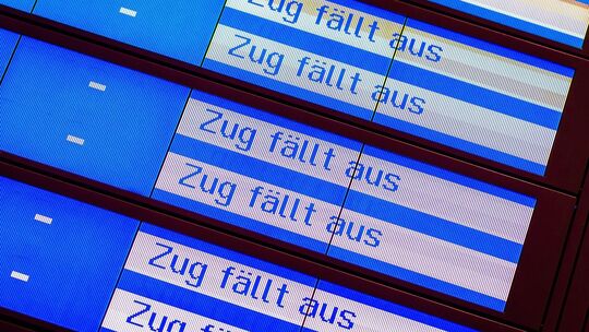 Zugausfälle