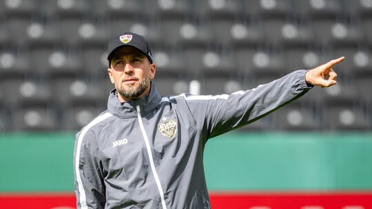 Vor dem DFB-Pokalfinale - Training VfB Stuttgart