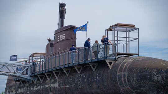 Marine U-Boot U17 öffnet für Besucher