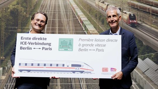 Vorstellung Bahnverbindung Berlin - Paris