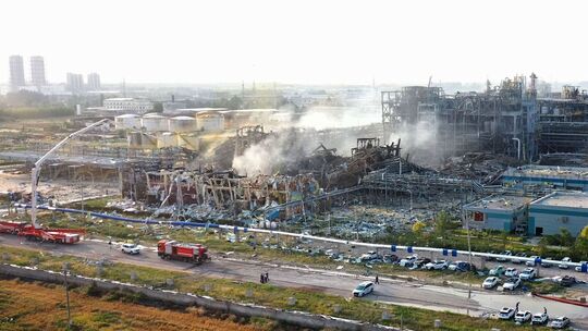 Tödliche Explosion in Chemiefabrik in China