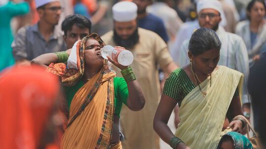 Hitze in Indien