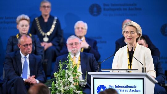 Internationaler Karlspreis 2025 - Verleihung