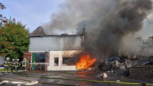 Brand in Wohnhaus