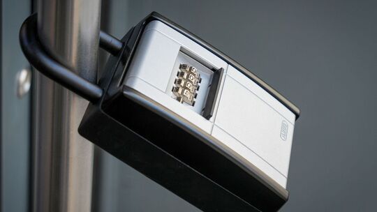 Schlüsselkasten am Hauseingang